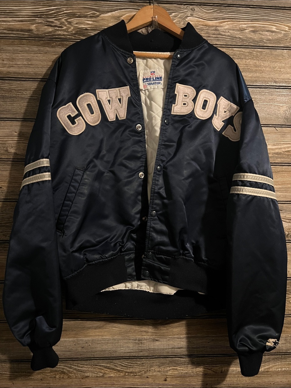 Vintage Cowboys Satin STARTER Jacket